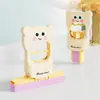Mopa Mini de Oso de Dibujos Animados Manos Libres para Limpieza del Baño del Hogar, Linda Mopa Perezosa para Eliminación de Manchas de Escritorio