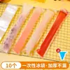 Saco Descartável para Picolé DIY Saco Autovedante Quiosque de Gelo Triturado Caseiro Molde Não Tóxico Picolé Alimento para Neve Grau Alimentício Picolé