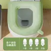 Cojín Adhesivo para Asiento de Inodoro Eva Cubierta Universal para Inodoro para Todas las Estaciones Cojín Lavable para Asiento de Inodoro del Hogar Cubierta de Inodoro al por Mayor