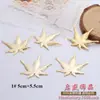 Aleación Metálica Hojas de Árbol Flor de Cobre Base DIY Hecho a Mano Estilo Bosque Accesorios para el Cabello Ropa Zapatos Sombreros Bolsas Materiales de Decoración Creativa