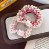 Dibujo animado Gato Kt Piedra de afilar Anillo Intestino Delgado Nueva Alta Elasticidad Duradero Lazo para el pelo Cola de caballo Cuerda para el pelo de mujer Banda de goma Versátil