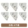 Clip Triangular de Colores, Clip de Plástico Multifuncional, Clip Transparente para Esquinas, Carpeta de Almacenamiento para Exámenes Estudiantiles, Diseño Creativo Anti-Rodamiento