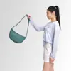 Bolsa de Ombro Ultra Leve, Impermeável, Multicor, Estilo Preguiçoso Japonês, Formato de Dumpling Crescente, para Caminhadas Diárias, Compras e Viagens, Portátil