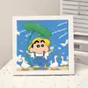 Desenho Animado Fofo Shin-chan Adesivo de Diamante Pintura Kit de Material DIY Pintura de Diamante de Pontos Decoração Atacado Direto do Fabricante