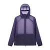 Nueva Ropa de Protección Solar de Hilo Original de Seda de Hielo, Chaqueta de Piel Estilo Montaña para Exteriores para Hombres, Protección UV de Verano, Ropa Ligera de Pesca con Protección Solar