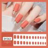 Esmalte Transparente Francês com Fio Dourado Vestível Laranja Vermelho Manicure Esmalte Clareador Removível Esmalte Postiço Atacado