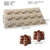 Nueva Serie de Descanso para el Té Mini Postre Mousse Pastel Molde de Silicona Flor Cóncava Horneado Charlotte Postre Francés