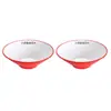 Cuencos de melamina A8, diseñados específicamente para platillos picantes de hot pot; cuencos cónicos bitono de melamina; tazones de uso comercial para tiendas de fideos, incluyendo tazones para fideos de caracol de río y ramen; cuencos para platos de fideos mixtos