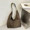 Bolsa de Viagem de Camurça Flocked de Alta Qualidade para Mulheres 2026 Nova Bolsa de Ombro Melanin Tote Bag de Grande Capacidade