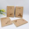 Livro de Registro de Lição de Casa Papel Kraft A5 Livro de Registro de Linha de Carro Diário de Aluno do Ensino Fundamental Caderno com Quadriculado