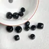 Ágata Negra Natural Contas Cilíndricas Estilo Antigo Acessórios Espaçadores para Pulseira DIY Contas Soltas Carnelian Cristal Grande e Pequeno Atacado