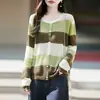 Suéter tejido de retazos estilo retro coreano estilo Hong Kong, chaqueta cárdigan de manga larga para mujer, nuevo top suéter de principios de otoño 2026