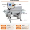 Máquina de Recubrimiento de Hielo, Máquina de Congelación Rápida Totalmente Automática, Máquina de Recubrimiento de Hielo para Taller de Pescado y Tofu, Equipo de Cocina de Acero Inoxidable para Bolas de Hot Pot, Bolas de Pescado, Albóndigas
