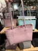 Bolsa de Paja de Verano Estilo Japonés Suministro Transfronterizo Bolsa de Hombro Estilo Vacacional Bolsa Tote Cesta de PVC Bolsa Tejida a Mano