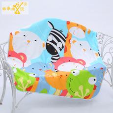 Almohadilla de pañal impermeable de algodón de sarga de 3 capas para bebé, 110 x 158, almohadilla de pañal grande con dibujos animados para bebé y niño