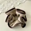 Diadema de Pelo Plegada de Doble Color de Gama Alta, Diadema Femenina para Moño, Cuerda para el Cabello, Diadema de Moda para Cola de Caballo