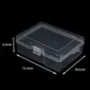 Caja Pequeña Cuadrada Transparente de Plástico Caja para Joyería Caja Pequeña para Auriculares Caja para Accesorios Caja Pequeña para Pendientes Caja de Almacenamiento Portátil Fabricante