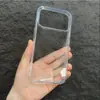 Para capa de celular Apple 17 iPhone17 capa de celular transparente furo fino cobertura total 17Pro capa anti-queda 17air