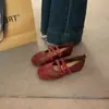 Novedad Otoño 2026 Zapatos Planos Mary Jane Estilo Francés con Banda Elástica Slip-On Bailarinas Versátiles Suela Suave Zapatos para Mujer