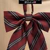 Heyna_Oficial Estilo Japonês Universitário Jk Conjunto Combinado de Gravata sem Laço Caseira Material Escolar Estilo Coreano Retrô