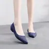 Nuevos Zapatos de Gel Moda Malla Dulces Zapatos de Playa Verano Antideslizantes Transpirables para Mujer Planos de Trabajo Sandalias de Plástico