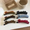Presilha Vertical para Rabo de Cavalo Alto Estilo Francês, Presilha Banana Gatinho Fofo, Presilha de Cabelo Torcida, Acessório de Cabelo, Presilha de Cabelo Simples na Parte de Trás da Cabeça