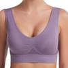 Sujetador Deportivo Sujetador Deportivo de Yoga con Abertura Malla Agujeros Transpirables Talla Grande Sin Aro de Acero Chaleco Sujetador Deportivo para Mujer