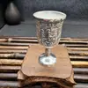 Baifu Bol de Plata Tres Piezas Artesanía de Metal Palillos de Plata Cuchara de Plata Pez Anual Bol de Plata Regalos de Venta en Vivo