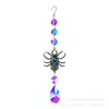 Amazon Nuevo Atrapasol Araña Abeja Escarabajo DIY Decoraciones de Atmósfera de Halloween Adornos Colgantes para Exteriores Cortina de Cuentas