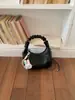 Bolsa de Mão Plissada Estilosa para Mulheres de Comércio Exterior Transfronteiriço, Nova Bolsa de Bolinho de Alto Padrão de Nicho, Bolsa de Ombro e Transversal Tendência