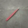 Pinzas para Cejas de Acero Inoxidable Pinzas para Cejas Pinzas para Pestañas Postizas Depilador de Barba Ceja Delgada Herramienta de Belleza para Maquillaje Boca Oblicua Negro Rosa