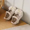 Zapatos de Princesa para Niñas, Estilo Primavera y Otoño, Estilo Princesa con Lazo, Zapatos de Cuero Versátiles para Niñas de 1-3 Años, Zapatos Planos para Actuación