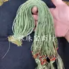 Fio de Corda com Pingente Ajustável com Contas Vermelhas Corda para Pingente de Jade Fino Jade Hetian Pedra de Jaspe Corda de Colar Corda de Fio de Jade