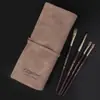 Giorgione Pincel de Arte Bolsa de Pano Imitação de Couro Raspador Estudante Pintura a Óleo Acrílico Guache Aquarela Conjunto Plano Completo