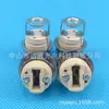 Portalámparas G9 de diente completo con anillo exterior metálico con soporte Portalámparas cerámico especial para lámparas halógenas LED Portalámparas de prueba de envejecimiento G9