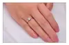 Anel aberto clássico de seis garras com diamante em prata de lei 925, estilo coreano, moderno, simples, elegante, delicado, cool e minimalista para mulheres