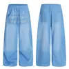 Calça Jogger Casual de Cor Sólida Lavada com Perna Reta Decorada com Strass, Estilo de Rua Tendência 2026, Fornecimento Atacado 52