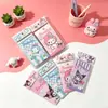 Caderno de Linhas Sanrio Gatinha KT MaiPin Stationery 48K Página Colorida para Escrita de Estudante Caderno de Prática com Linha Horizontal