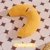 Almofada pequena de gatinho, rolo de lua, brinquedo de gato, vara de provocação, travesseiro de dormir para gato e cachorro, almofada, travesseiro macio para dormir, suprimentos para animais de estimação