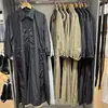Vestido Casual Versátil Feminino Japonês de Nylon com Manga Dividida Saia Midi Outono Novo Estilo 480632