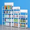 Estante de Exhibición para Bebidas Nuevo Estante Pequeño para Supermercado Tienda de Conveniencia Cantina Estante de Almacenamiento Pequeño Simple de Múltiples Niveles