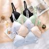 Ropa interior para estudiante de niña 2021 Color Caramelo Macarrón Taza Pequeña Taza Triángulo Estilo Japonés Simple Sexy Fresco