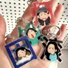 Llavero de Acrílico con Temática de Villano Japonés Chica Emocional Mochila Loca Colgante de Dibujos Animados Creativo Regalo para Mejor Amigo