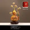 Novo ornamento de cabaça estilo chinês para sala de estar, rack de TV, decoração de entrada, presente de inauguração para líderes, presente para casa nova