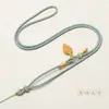 Nueva Cuerda para Colgar Colgante de Jade Tejida a Mano Collar Chino Cuerda para Colgar Colgante de Jade Guanyin Cera de Abeja Cristal Cuerda para Colgar