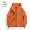 Chaqueta exterior tres en uno para mujer con forro de lana, ropa de trabajo personalizada para hombre, a prueba de viento, engrosada, cálida, abrigo de montañismo