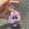 Chaveiro de Elfo de Pelúcia Colorido em Alta no Tiktok Fofo Desenho Animado Bola de Carvão Boneca Pingente Acessório de Bolsa para Mulheres