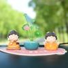Adornos combinados de Buda Bendito Pequeño para Coche, Decoración de Consola Central, Tathagata Guanyin, Adornos Pequeños de Escritorio, Muñeco de Buda