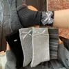 Calcetines largos estilo ballet para mujer, estilo japonés vintage con lazo, modelo de primavera y otoño, absorbentes de sudor y transpirables, calcetines apilados sin costuras