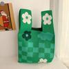 Bolsa de Punto Portátil Bolso Cubo Simple Bolso de Mano de Moda Versátil Bolso de Mano para el Trabajo y los Viajes Amazon